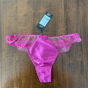 Dita von Teese Julies Roses G-String in Rubine sz S NWT